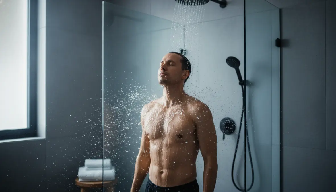 Cold exposure therapy biohacking technique for stress management and recovery