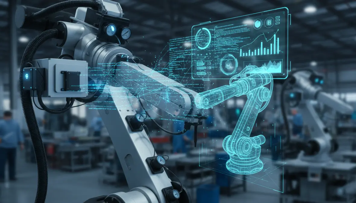 IoT sensors enabling real-time monitoring and data collection for digital twin technology implementation