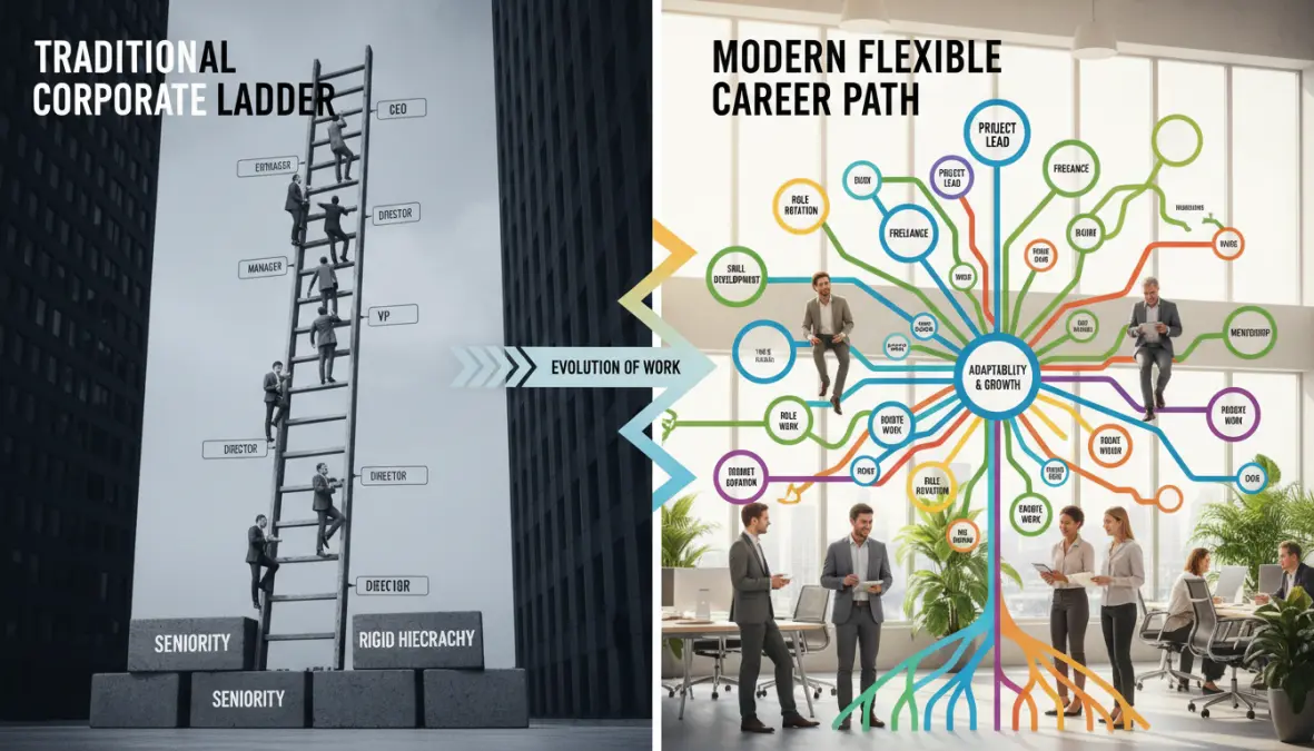 Visual comparison of millennial vs gen z careers and professional ambition definitions
