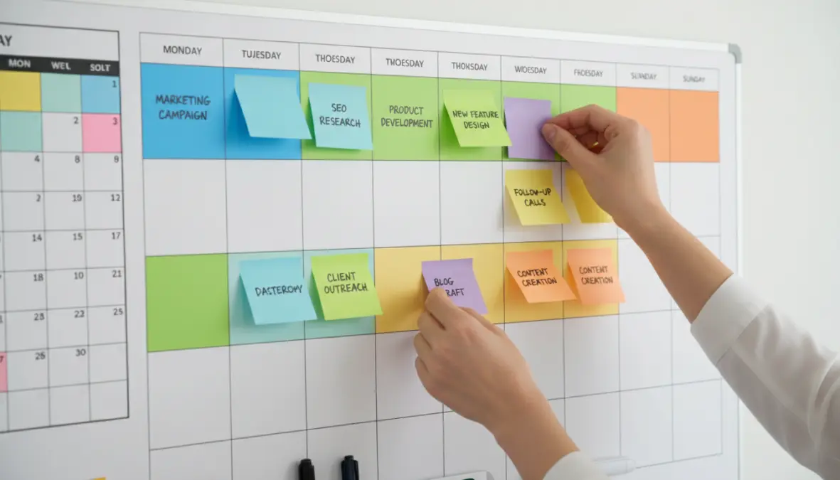 Time management and planning system for managing multiple professional identities