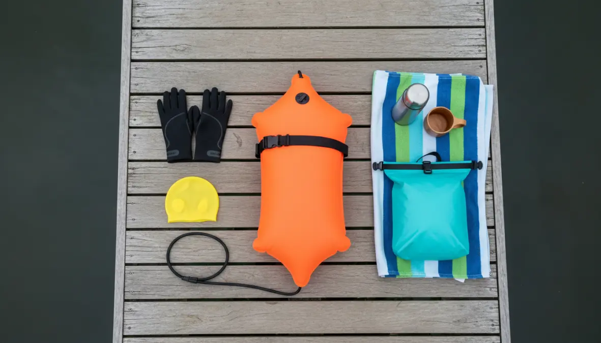 Essential wild swimming safety equipment and tips for cold water therapy beginners