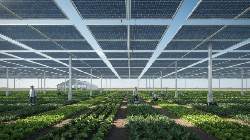 Agrivoltaics: How Solar Panels and Agriculture Create Dual Land Use Solutions
