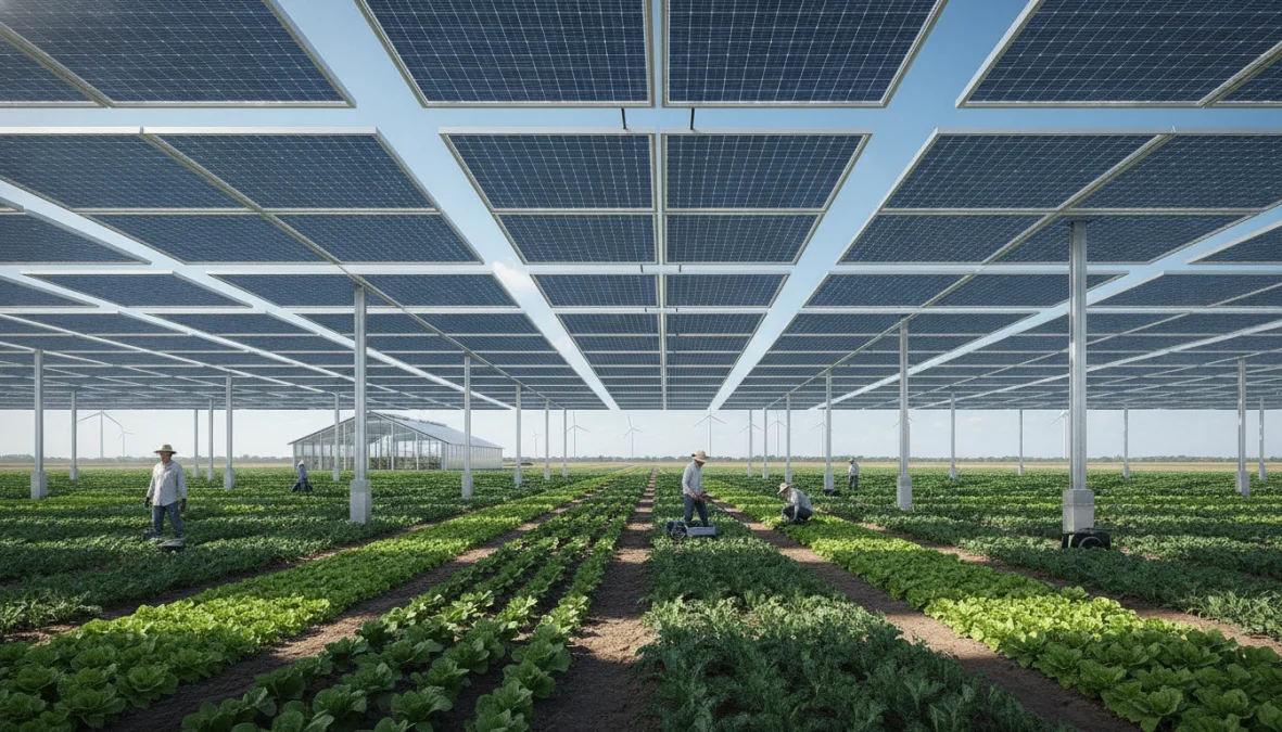 Agrivoltaics: How Solar Panels and Agriculture Create Dual Land Use Solutions