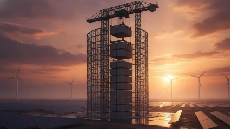 Gravity Energy Storage: Using Weight and Height to Store Renewable Power