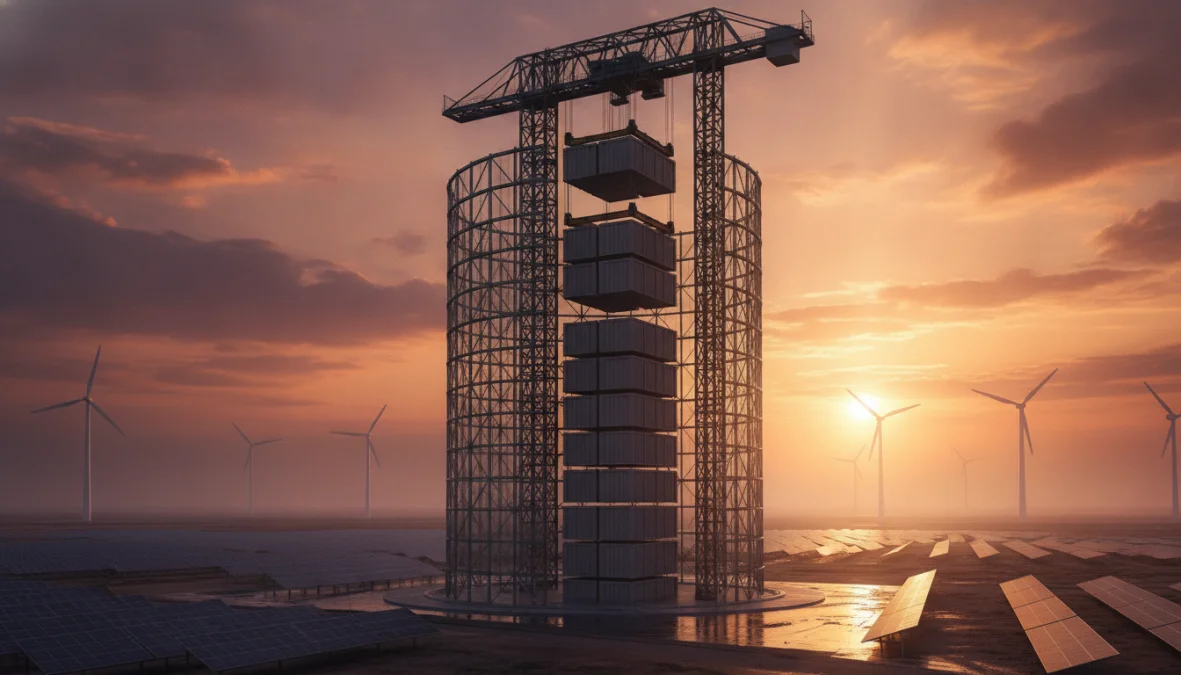 Gravity Energy Storage: Using Weight and Height to Store Renewable Power