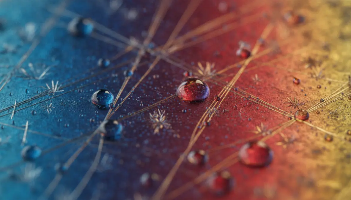 Smart materials and stimuli-responsive programmable matter at microscopic level showing transformation