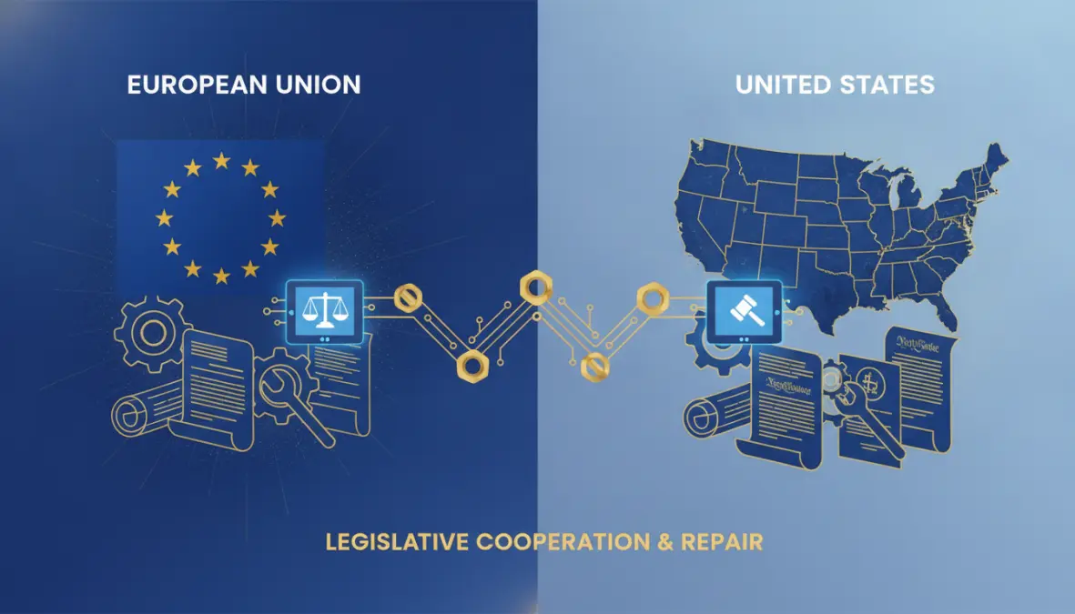 Global right to repair legislation comparison between European Union and United States repair laws