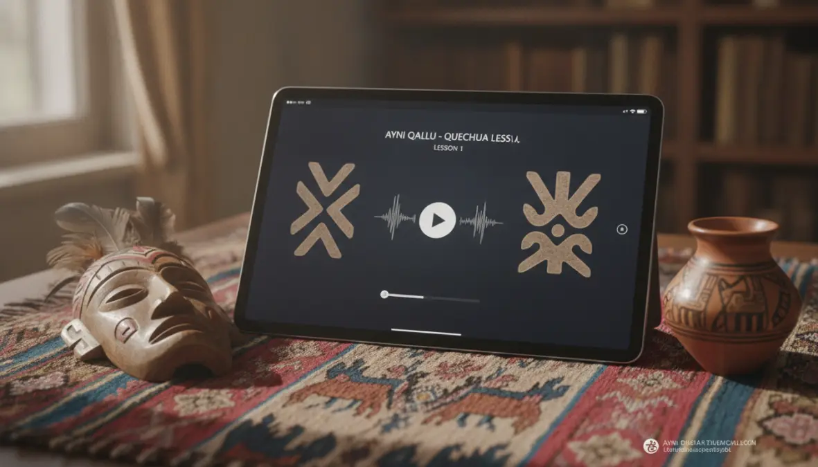 Digital language learning technology for endangered language revitalization and preservation programs
