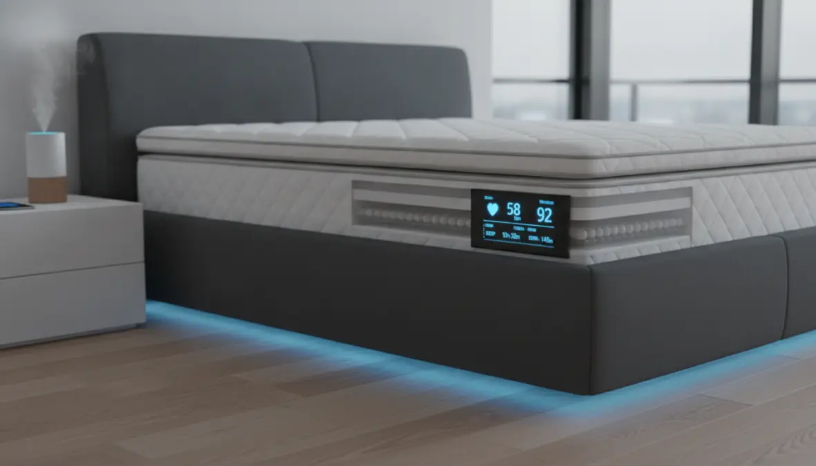 Sleep technology and optimized mattress in sleep-focused hotel accommodation