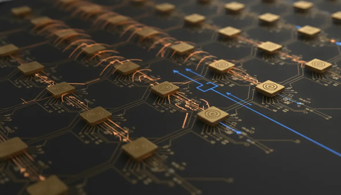 Rectenna technology array converting radio waves to electricity for wireless power transmission